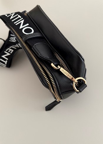 Valentino Siyah Deri Kemerli Kadın Çanta - Görsel 8