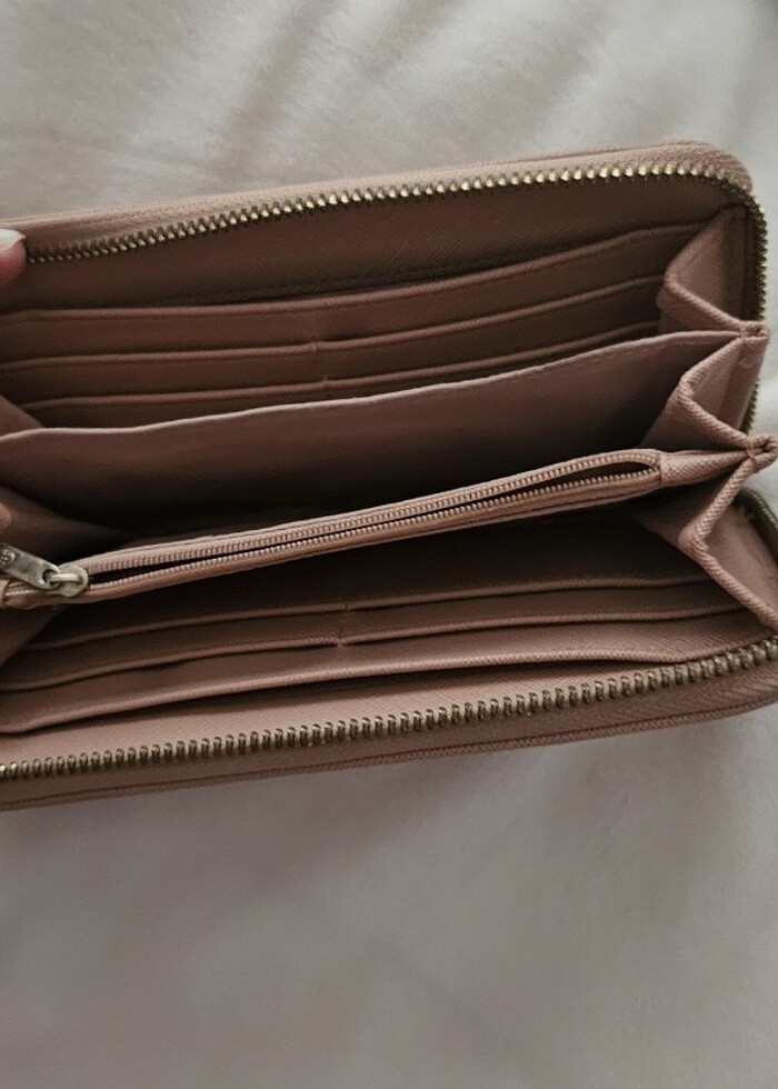 Stradivarius Büyük Geniş Cüzdan  - Görsel 2