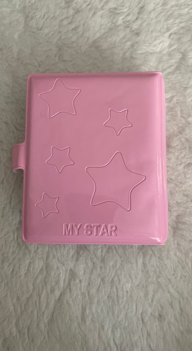 Pastel Pembe Yıldızlı Binder - Görsel 2