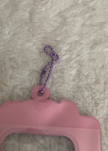 Beden pembe Renk Pastel Pembe Çerçeve Anahtarlık