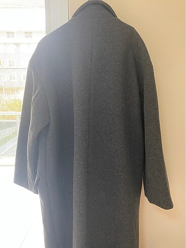 Zara gri kaban - Görsel 2