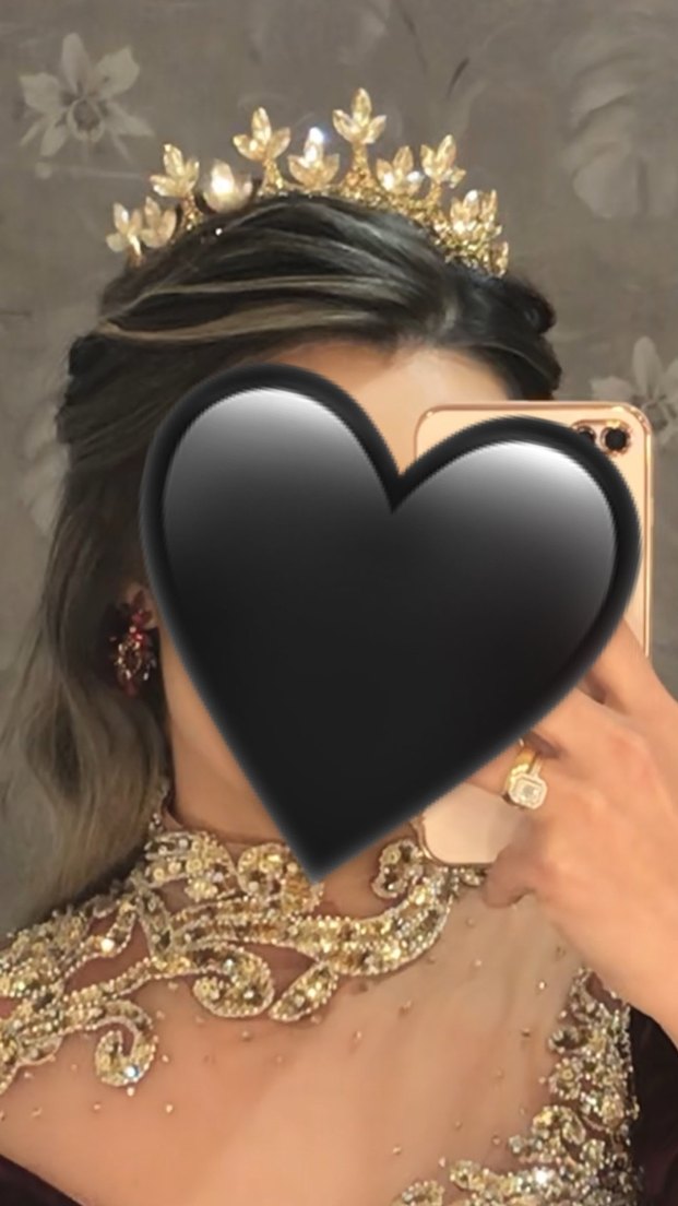 Gelin tacı gold rengi - Görsel 2