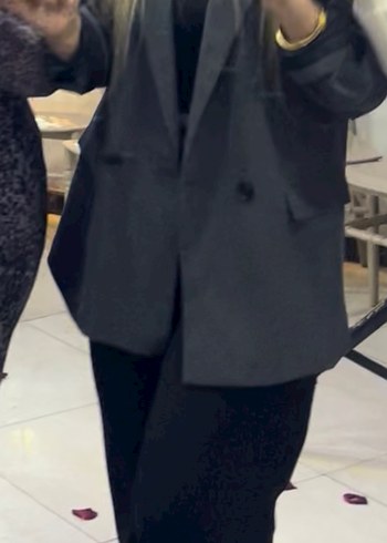 Kadın Gri Blazer Ceket - Görsel 2