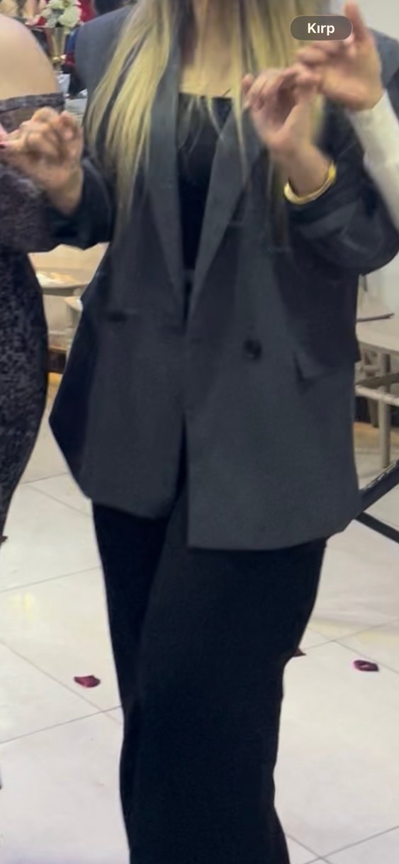 Kadın Gri Blazer Ceket - Görsel 2