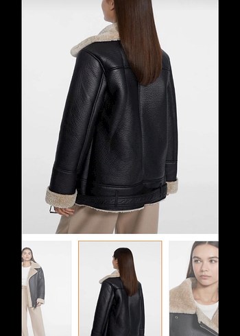 s Beden kahverengi Renk Stradivarius Biker Mont