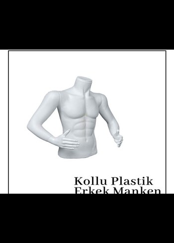 Erkek Kollu Plastik Manken Gövdesi