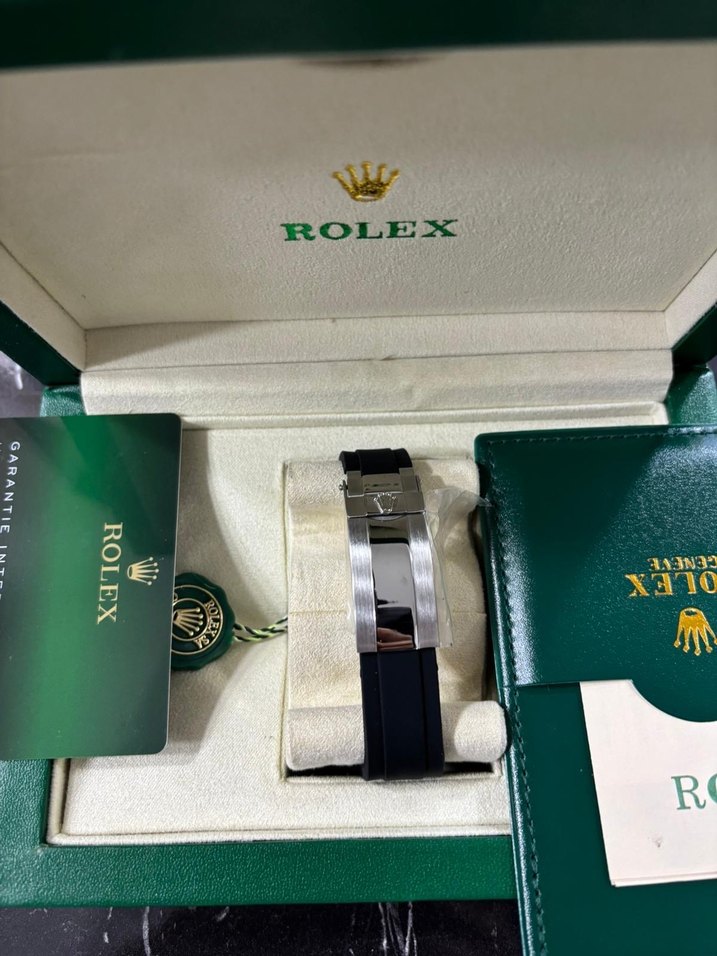 Rolex Klasik Modern Erkek Saati Beyaz Kadran - Görsel 2