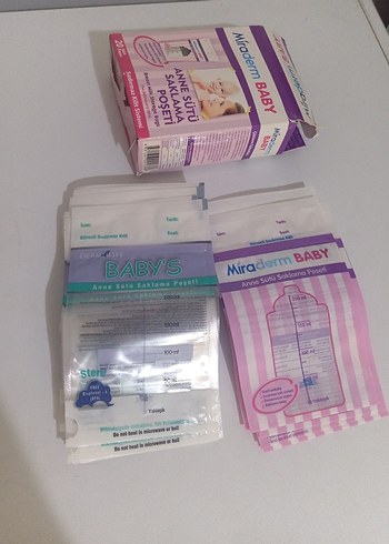 Miraderm Baby Anne Sütü Saklama Poşeti 20'li - Görsel 2