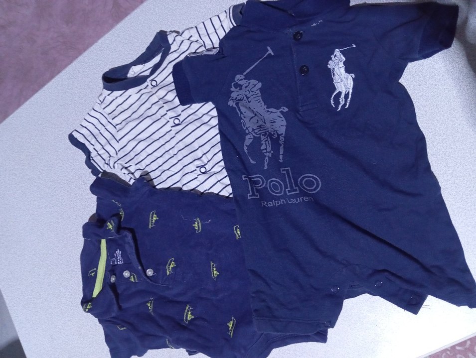 3 adet Erkek Bebek Body - Görsel 2