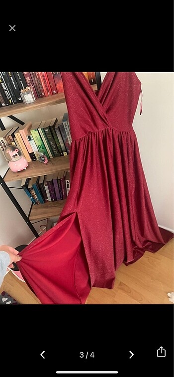 38 Beden Bordo abiye
