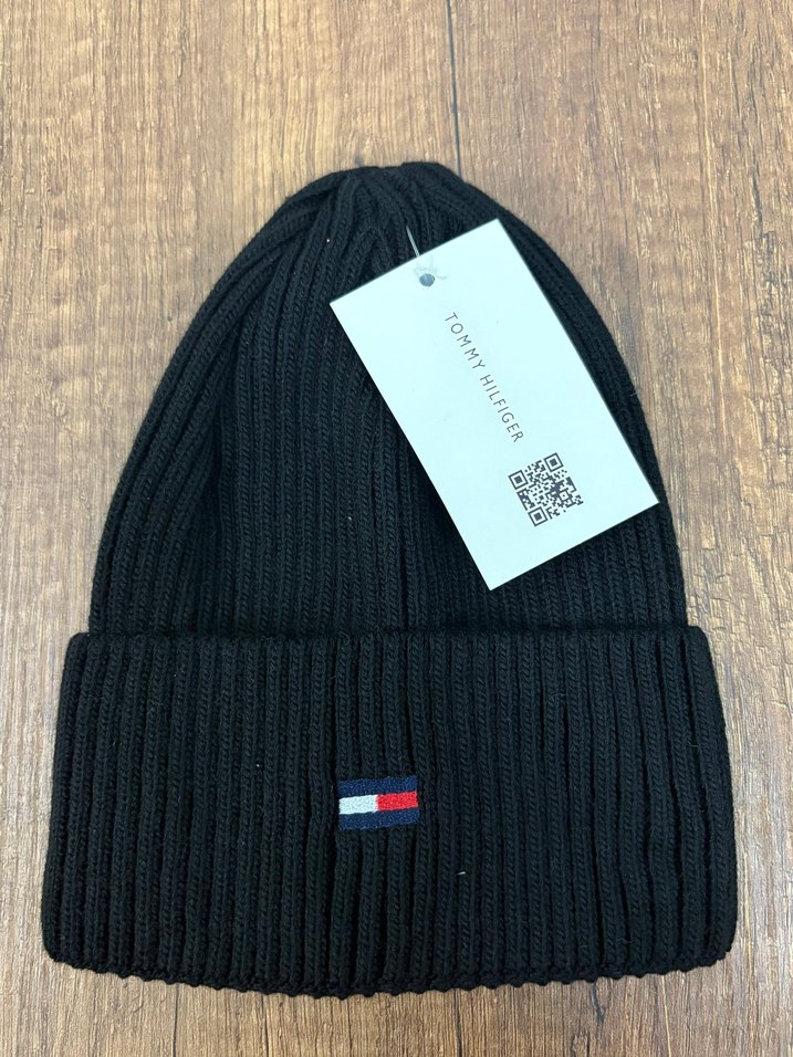 Tommy Hilfiger Siyah Örgü Bere - Görsel 2