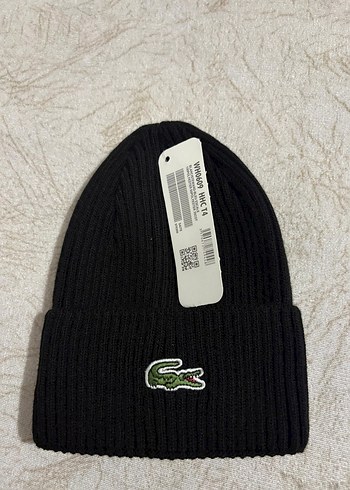 Lacoste Siyah Örgü Kadın Bere - Görsel 2