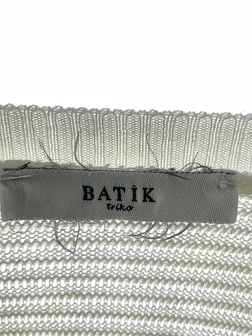 xs Beden beyaz Renk Batik Kazak / Triko %70 İndirimli.
