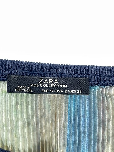 s Beden lacivert Renk Zara Bluz %70 İndirimli.
