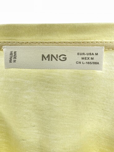 m Beden sarı Renk Mango Bluz %70 İndirimli.