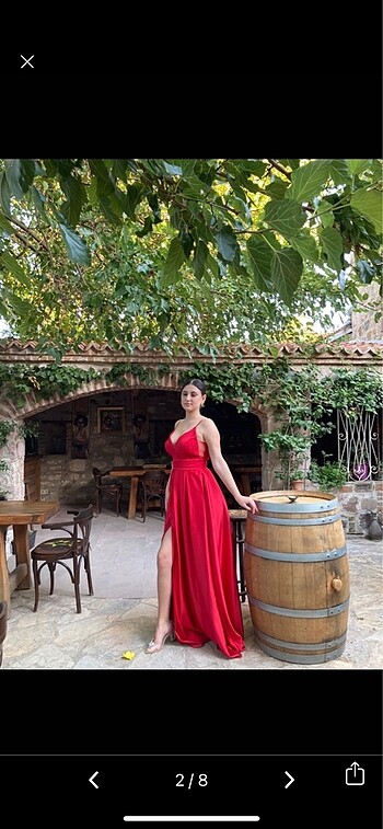 Nova sposa ??kırmızı abiye elbise