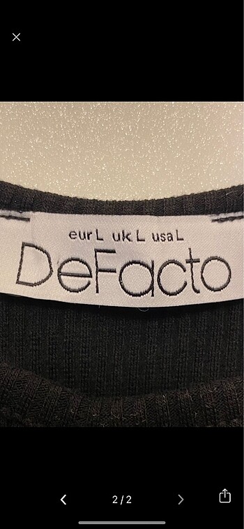 Defacto ip askılı üst