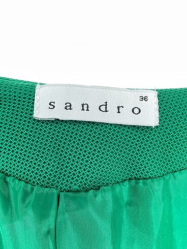 36 Beden yeşil Renk Sandro Blazer %70 İndirimli.