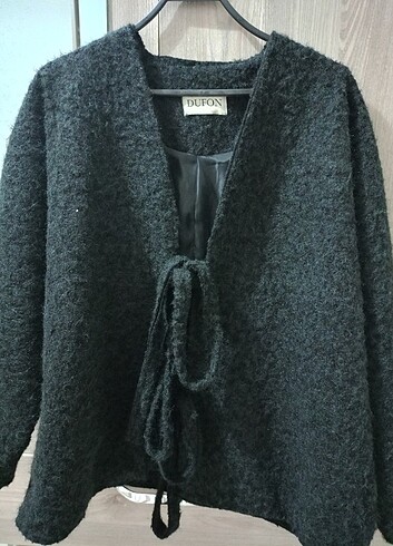 Önden Bağlamalı Kimono Ceket