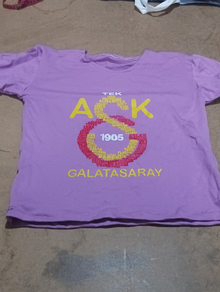 Mor Tişört Galatasaray Baskılı - Görsel 2