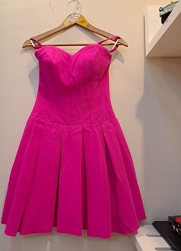 Fuşya Elbise - Görsel 2