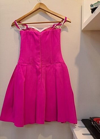Fuşya Elbise - Görsel 3