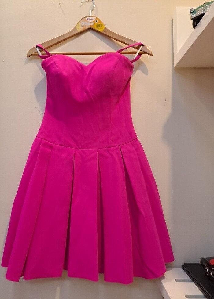 Fuşya Elbise - Görsel 2
