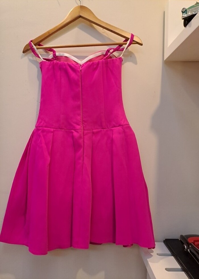 Fuşya Elbise - Görsel 3