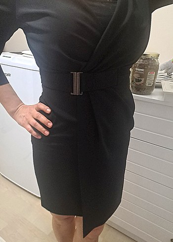 Siyah elbise - Görsel 4