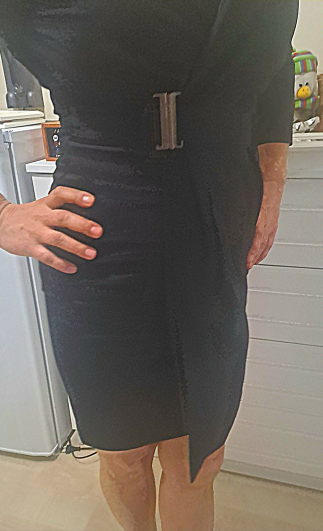 Siyah elbise - Görsel 5