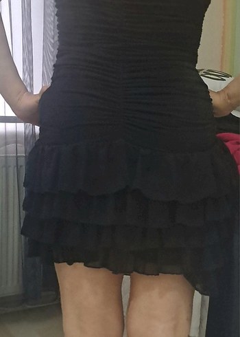 Likrali elbise,taşlı - Görsel 6