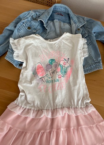 Kız Çocuk Pembe Fırfırlı Bolero - Görsel 4