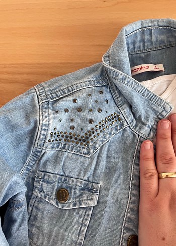 Kız Çocuk Pembe Fırfırlı Bolero - Görsel 6