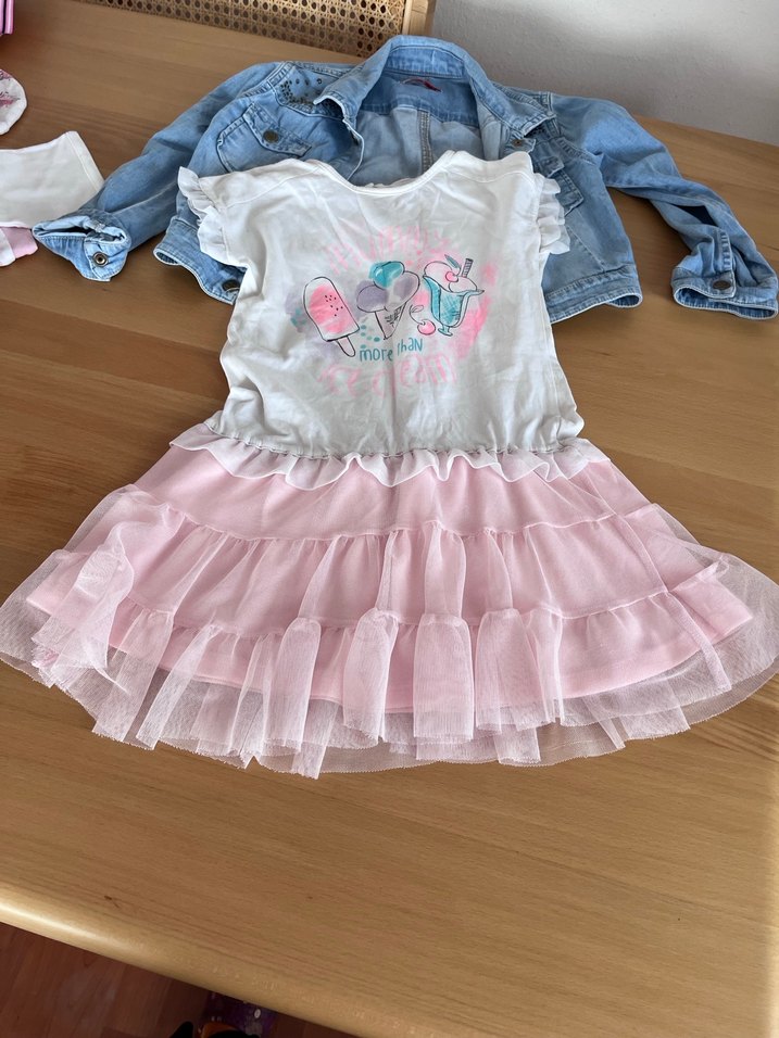 Kız Çocuk Pembe Fırfırlı Bolero - Görsel 3