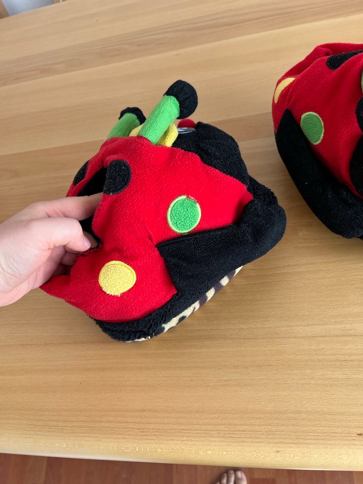 Uğur Böceği Puf Terlik - Görsel 3