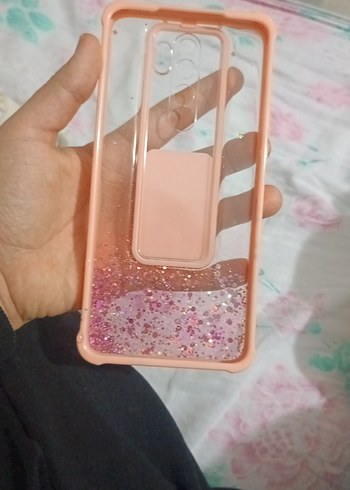 Pembe Parlak Simli Telefon Kılıfı - Görsel 2