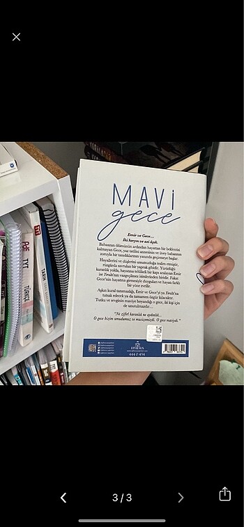 mavi gece ciltli