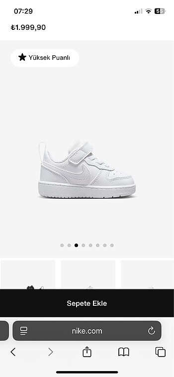 Nike Nike bebek spor ayakkabı