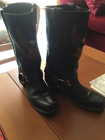 Harley Davidson Orijinal 2. El Harley Davidson Deri Kovboy / Unisex