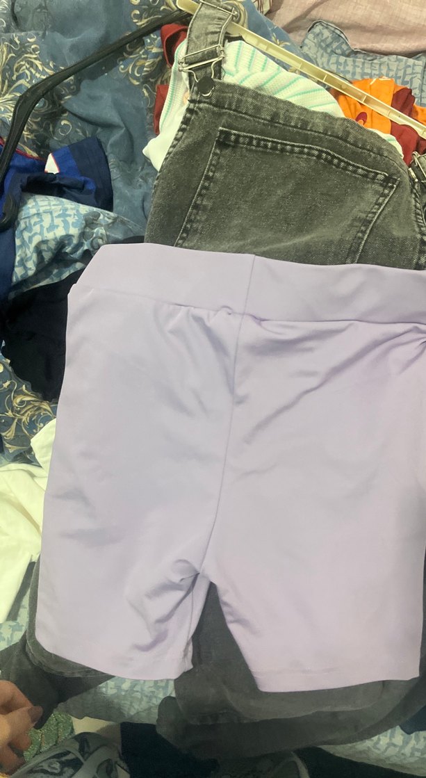 Nike Pro lila spor şort - Görsel 3