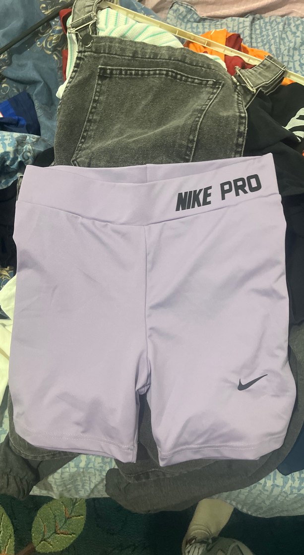 Nike Pro lila spor şort - Görsel 2