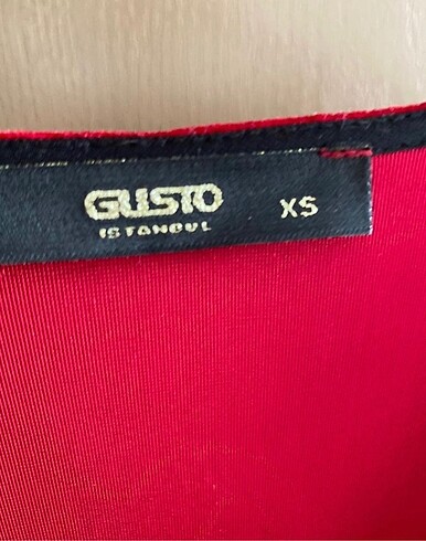 xs Beden Gusto Kırmızı Elbise