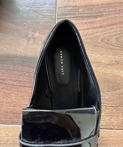 38 Beden siyah Renk Zara Oxford Ayakkabı