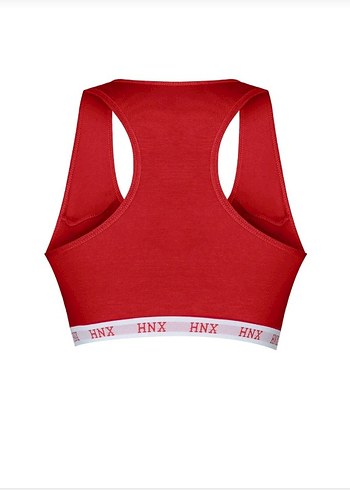 Kırmızı Pedli Spor Sütyeni HNX XL beden - Görsel 2