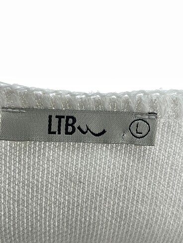 l Beden beyaz Renk LTB Bluz %70 İndirimli.