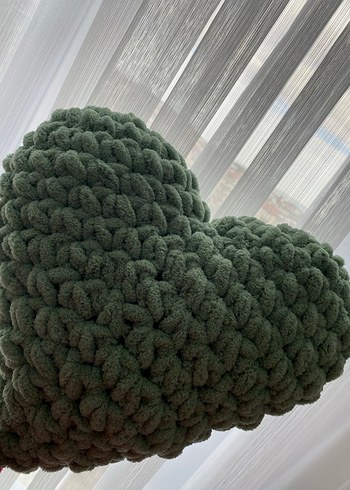 Kalp Şekilli Pastel Renkli Puffy Yastıklar - Görsel 4