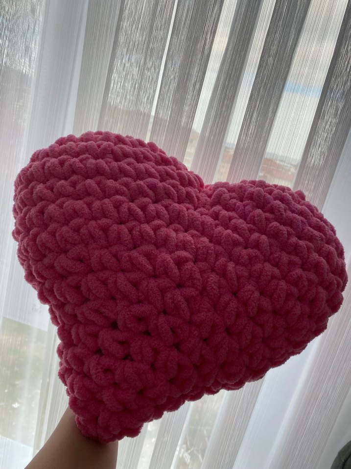 Kalp Şekilli Pastel Renkli Puffy Yastıklar - Görsel 3