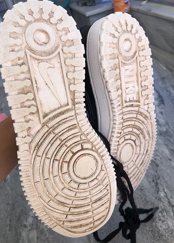 Nike 37 Numara Siyah Bağcıklı Stiletto Topuklu Kadın Spor Ayakkabı