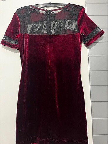 Diğer Bordo elbise