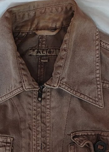 Düğmeli Bej Kadın Ceket - Görsel 4